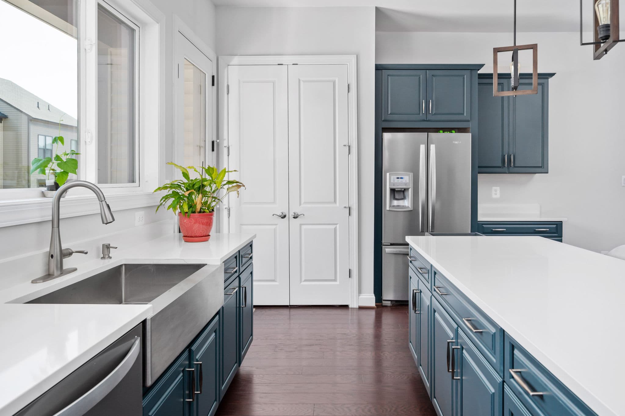 A calm, light-filled interior room in a Mid-Atlantic home