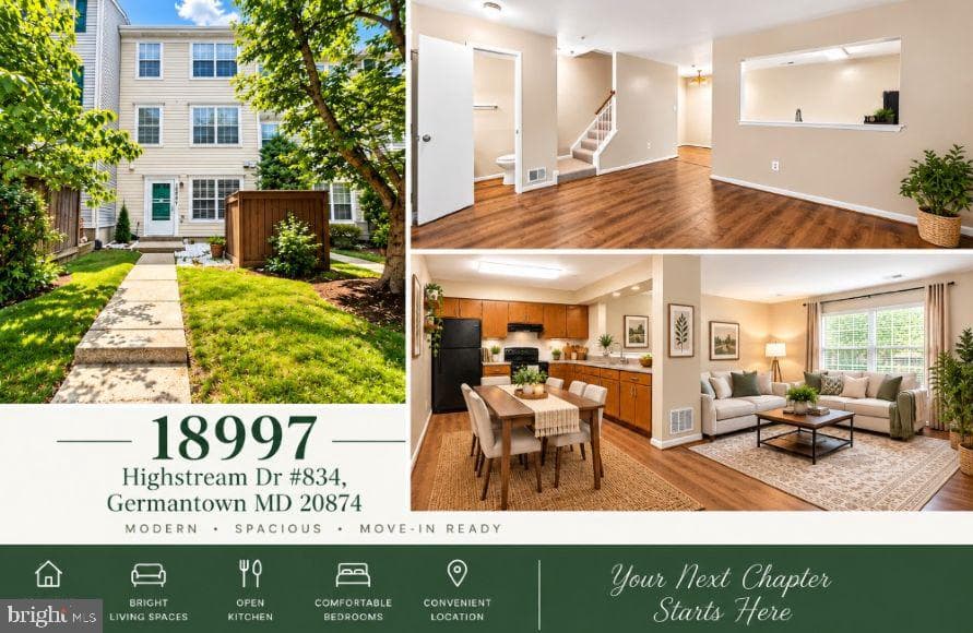 18997 HIGHSTREAM DR #834,GERMANTOWN,MD,20874,MONTGOMERY
